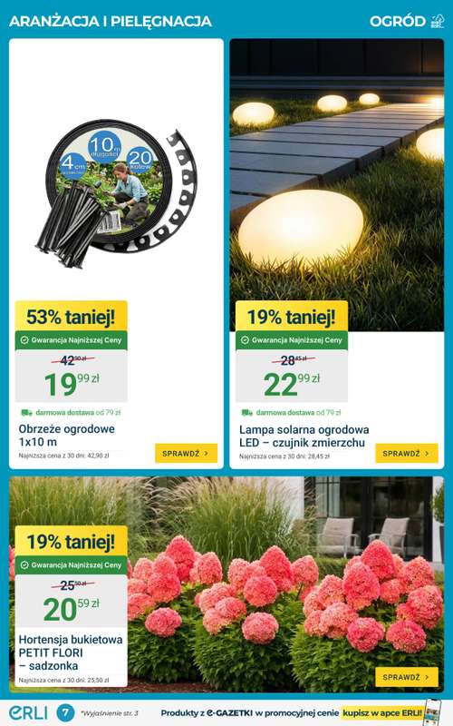 ERLI - gazetka promocyjna Tydzień okazji z Erli! od poniedziałku 29.06 do niedzieli 05.07 - strona 7
