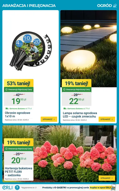ERLI - gazetka promocyjna Tydzień okazji z Erli! od poniedziałku 29.06 do niedzieli 05.07 - strona 7