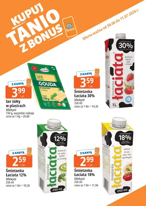 Leclerc - gazetka promocyjna Kupuj tanio z bonus od wtorku 30.06 do soboty 11.07 - strona 5