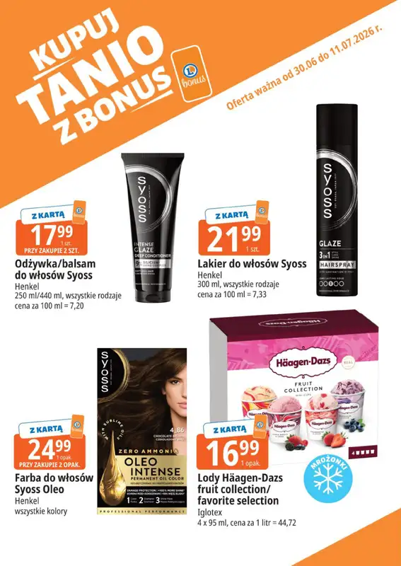Leclerc - gazetka promocyjna Kupuj tanio z bonus od wtorku 30.06 do soboty 11.07 - strona 17