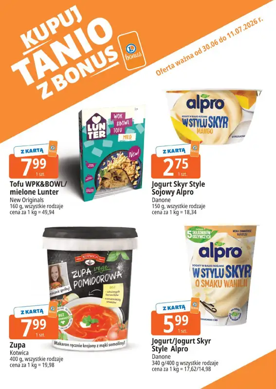 Leclerc - gazetka promocyjna Kupuj tanio z bonus od wtorku 30.06 do soboty 11.07 - strona 7