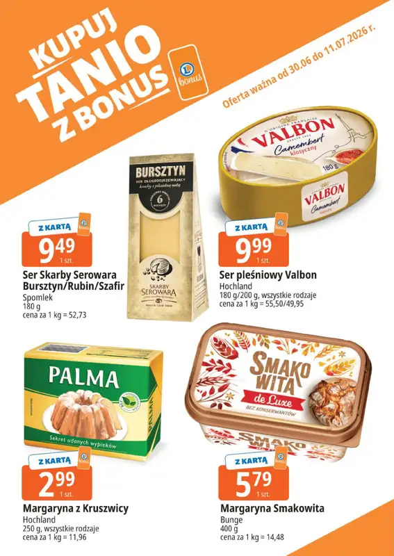 Leclerc - gazetka promocyjna Kupuj tanio z bonus od wtorku 30.06 do soboty 11.07 - strona 8