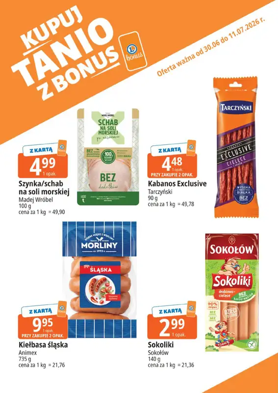 Leclerc - gazetka promocyjna Kupuj tanio z bonus od wtorku 30.06 do soboty 11.07 - strona 10