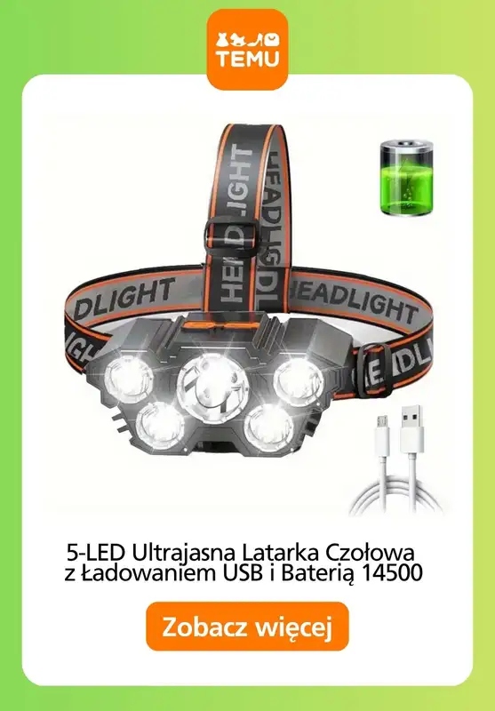 Temu - gazetka promocyjna Przydatne produkty do domu od niedzieli 28.06  - strona 5