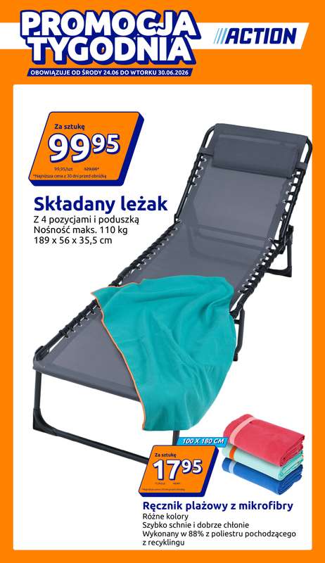 Action - gazetka promocyjna Gazetka od środy 24.06 do wtorku 30.06