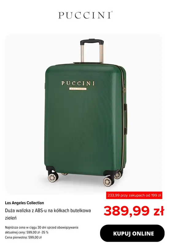 Puccini - gazetka promocyjna Dodatkowe -40% rabatu! od piątku 26.06 do wtorku 07.07 - strona 8