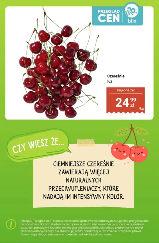 Biedronka - gazetka promocyjna Owoce i warzywa - przegląd cen i ciekawostki   - strona 2