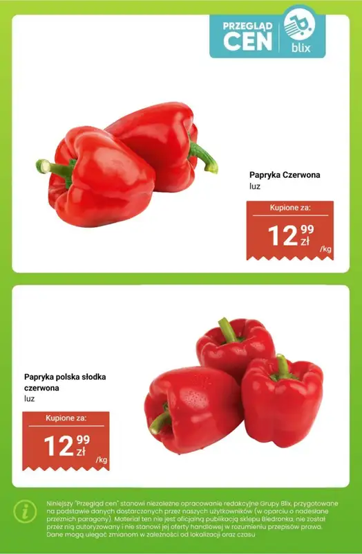 Biedronka - gazetka promocyjna Owoce i warzywa - przegląd cen i ciekawostki od poniedziałku 29.06 do soboty 04.07 - strona 11