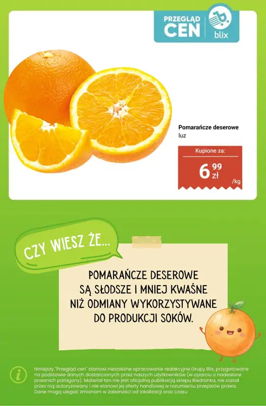 Biedronka - gazetka promocyjna Owoce i warzywa - przegląd cen i ciekawostki od poniedziałku 29.06 do soboty 04.07 - strona 6