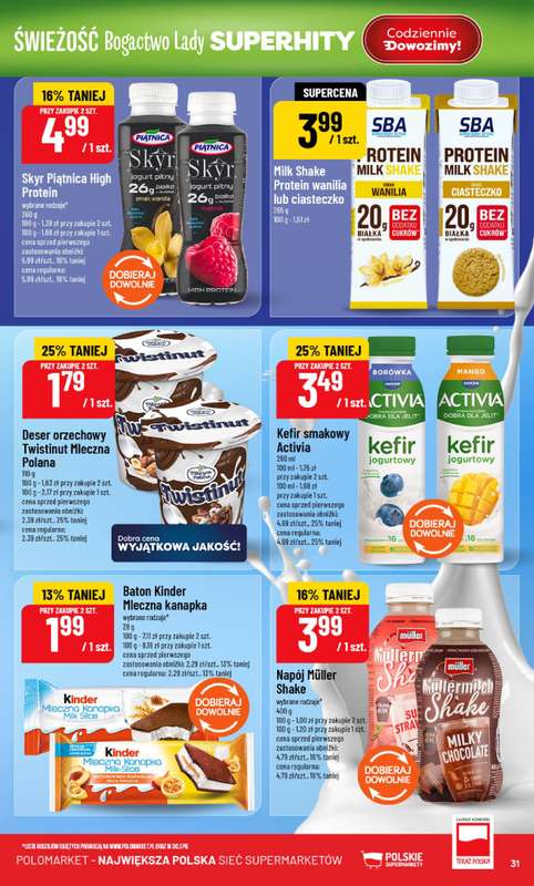 POLOmarket - gazetka promocyjna Gazetka od środy 24.06 do wtorku 30.06 - strona 31