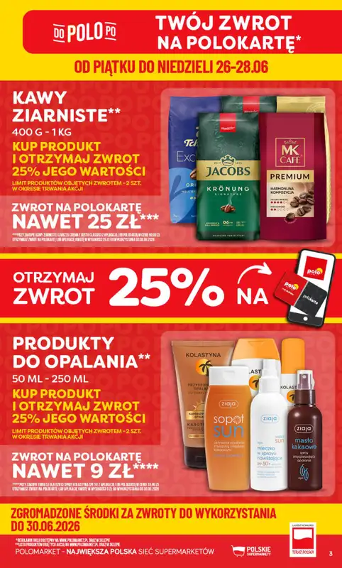 POLOmarket - gazetka promocyjna Gazetka od środy 24.06 do wtorku 30.06 - strona 3