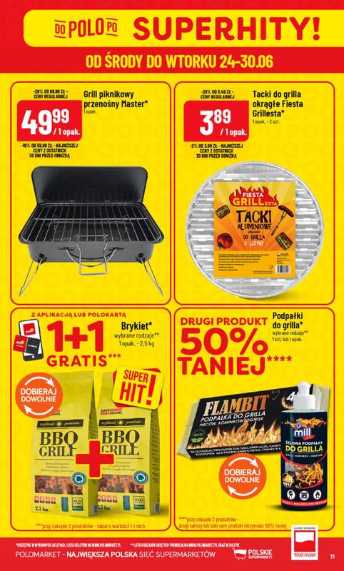 POLOmarket - gazetka promocyjna Gazetka od środy 24.06 do wtorku 30.06 - strona 11