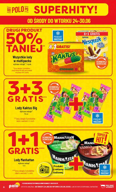 POLOmarket - gazetka promocyjna Gazetka od środy 24.06 do wtorku 30.06 - strona 8