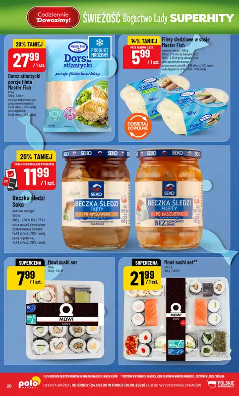 POLOmarket - gazetka promocyjna Gazetka od środy 24.06 do wtorku 30.06 - strona 26