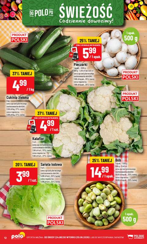 POLOmarket - gazetka promocyjna Gazetka od środy 24.06 do wtorku 30.06 - strona 12