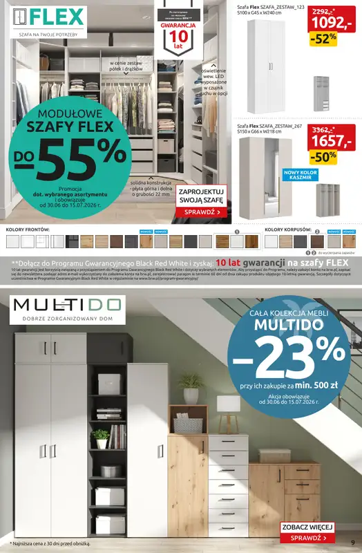 Black Red White - gazetka promocyjna Lato rabatów do -55% od poniedziałku 29.06 do środy 15.07 - strona 9