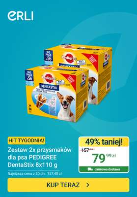 ERLI - gazetka promocyjna Hit tygodnia - Przysmaki Pedigree od poniedziałku 29.06 do niedzieli 05.07
