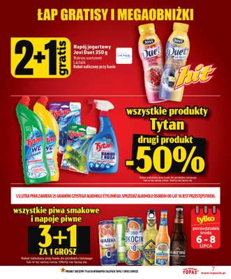 TOPAZ - gazetka promocyjna Nowa gazetka od czwartku, 02.07 od czwartku 02.07 do środy 08.07 - strona 7