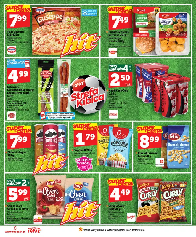 TOPAZ - gazetka promocyjna Nowa gazetka od czwartku, 02.07 od czwartku 02.07 do środy 08.07 - strona 8