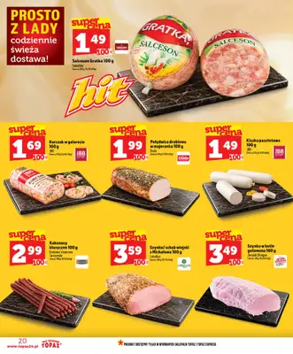 TOPAZ - gazetka promocyjna Nowa gazetka od czwartku, 02.07 od czwartku 02.07 do środy 08.07 - strona 20