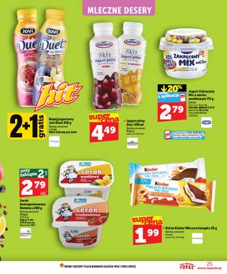 TOPAZ - gazetka promocyjna Nowa gazetka od czwartku, 02.07 od czwartku 02.07 do środy 08.07 - strona 25