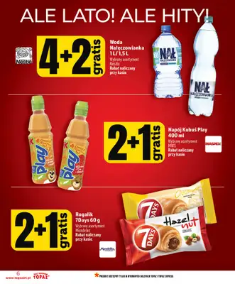 TOPAZ - gazetka promocyjna Nowa gazetka od czwartku, 02.07 od czwartku 02.07 do środy 08.07 - strona 6