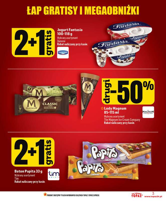 TOPAZ - gazetka promocyjna Nowa gazetka od czwartku, 02.07 od czwartku 02.07 do środy 08.07 - strona 3