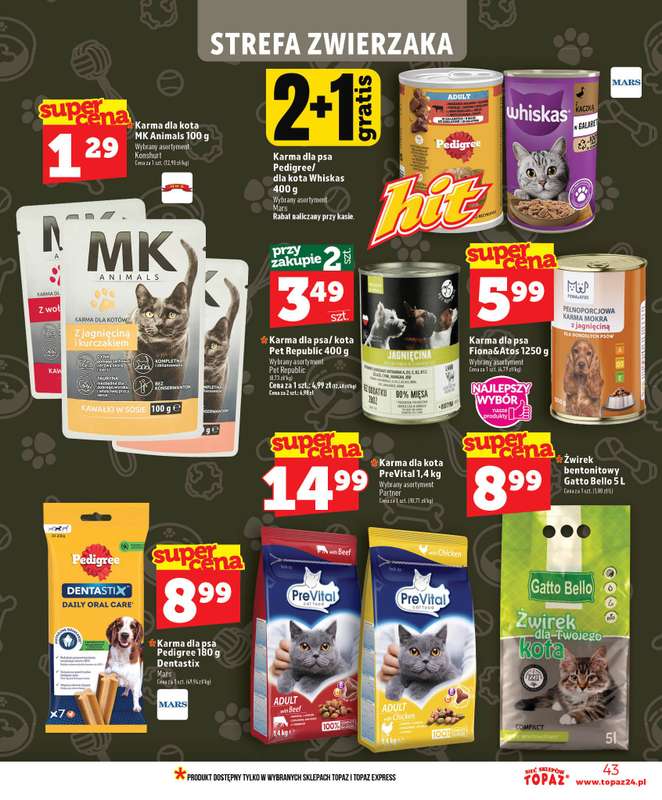 TOPAZ - gazetka promocyjna Nowa gazetka od czwartku, 02.07 od czwartku 02.07 do środy 08.07 - strona 43