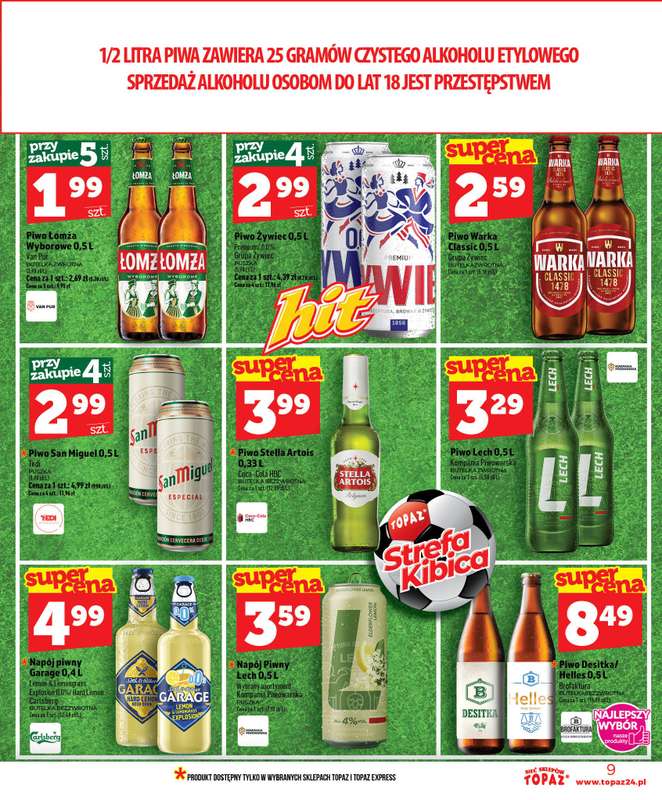 TOPAZ - gazetka promocyjna Nowa gazetka od czwartku, 02.07 od czwartku 02.07 do środy 08.07 - strona 9