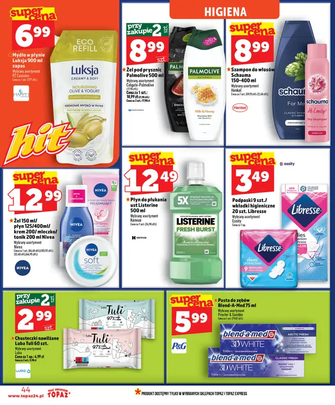 TOPAZ - gazetka promocyjna Nowa gazetka od czwartku, 02.07 od czwartku 02.07 do środy 08.07 - strona 44