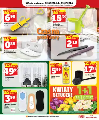 TOPAZ - gazetka promocyjna Nowa gazetka od czwartku, 02.07 od czwartku 02.07 do środy 08.07 - strona 49