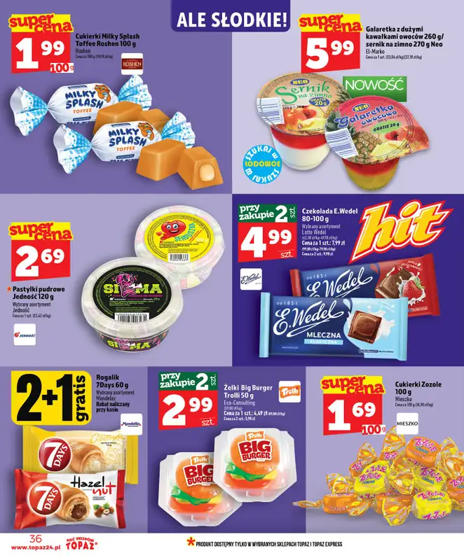 TOPAZ - gazetka promocyjna Nowa gazetka od czwartku, 02.07 od czwartku 02.07 do środy 08.07 - strona 36