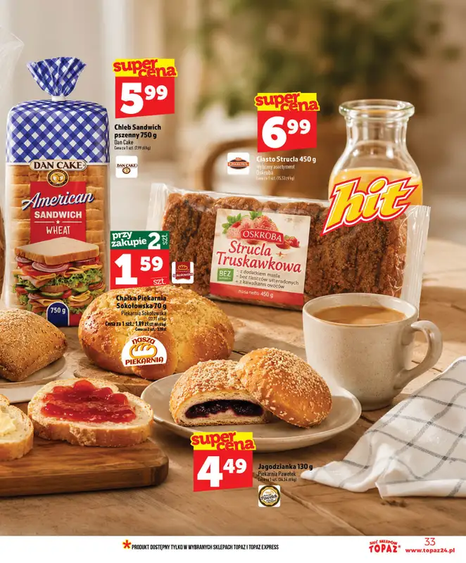 TOPAZ - gazetka promocyjna Nowa gazetka od czwartku, 02.07 od czwartku 02.07 do środy 08.07 - strona 33