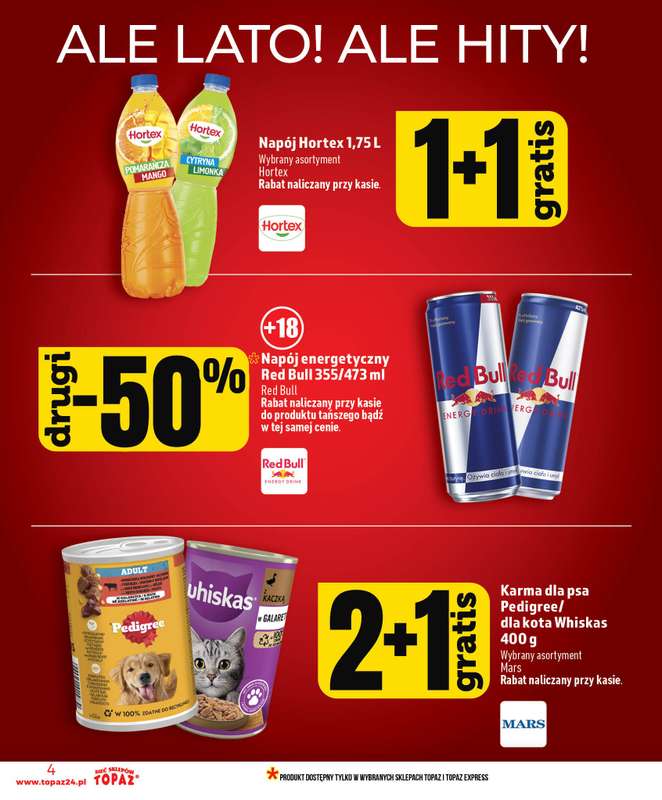 TOPAZ - gazetka promocyjna Nowa gazetka od czwartku, 02.07 od czwartku 02.07 do środy 08.07 - strona 4