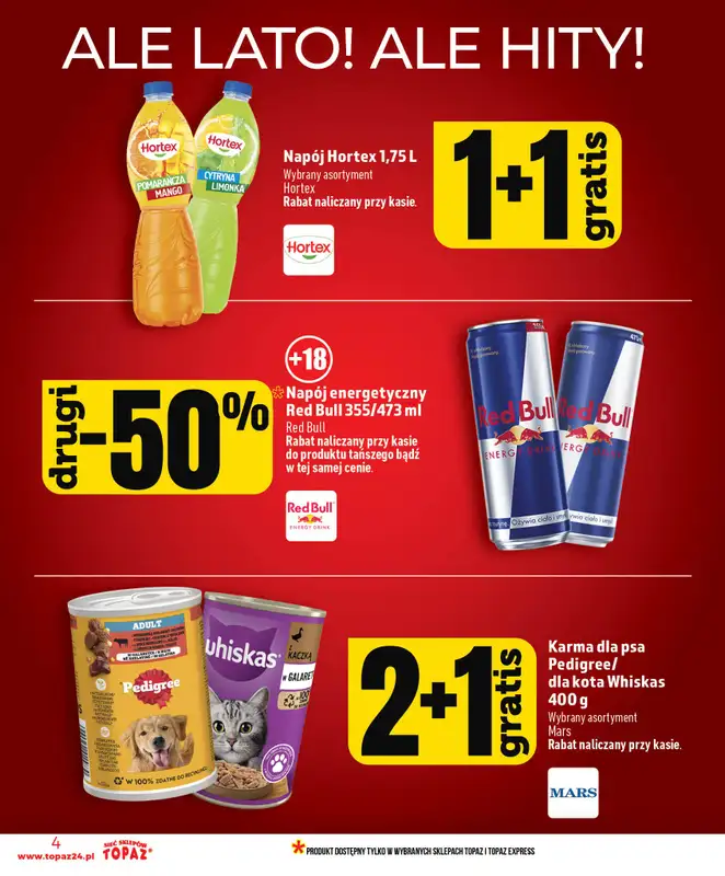 TOPAZ - gazetka promocyjna Nowa gazetka od czwartku, 02.07 od czwartku 02.07 do środy 08.07 - strona 4