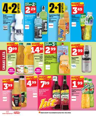 TOPAZ - gazetka promocyjna Nowa gazetka od czwartku, 02.07 od czwartku 02.07 do środy 08.07 - strona 40