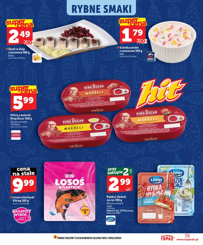 TOPAZ - gazetka promocyjna Nowa gazetka od czwartku, 02.07 od czwartku 02.07 do środy 08.07 - strona 35