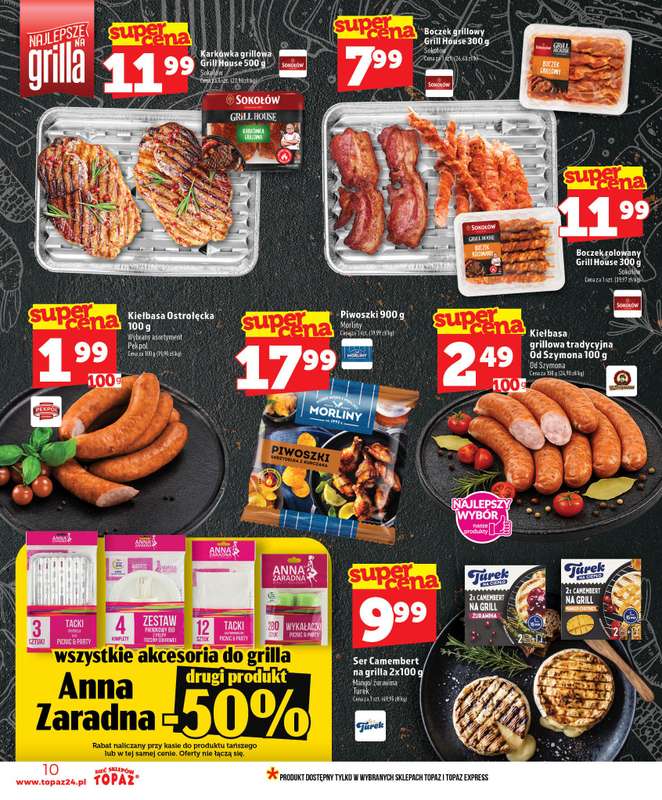 TOPAZ - gazetka promocyjna Nowa gazetka od czwartku, 02.07 od czwartku 02.07 do środy 08.07 - strona 10
