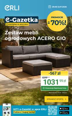 ERLI - gazetka promocyjna Letni relaks z Erli! od poniedziałku 29.06 do niedzieli 05.07