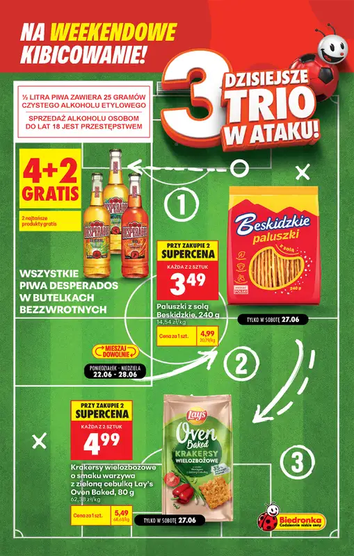 Biedronka - gazetka promocyjna Na ochłodzenie emocji! od soboty 27.06 do niedzieli 28.06 - strona 4