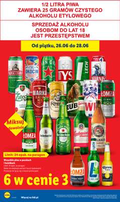 Lidl - gazetka promocyjna Oferta od czwartku od czwartku 25.06 do niedzieli 28.06 - strona 6
