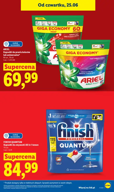 Lidl - gazetka promocyjna Oferta od czwartku od czwartku 25.06 do niedzieli 28.06 - strona 23