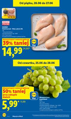 Lidl - gazetka promocyjna Oferta od czwartku od czwartku 25.06 do niedzieli 28.06 - strona 4
