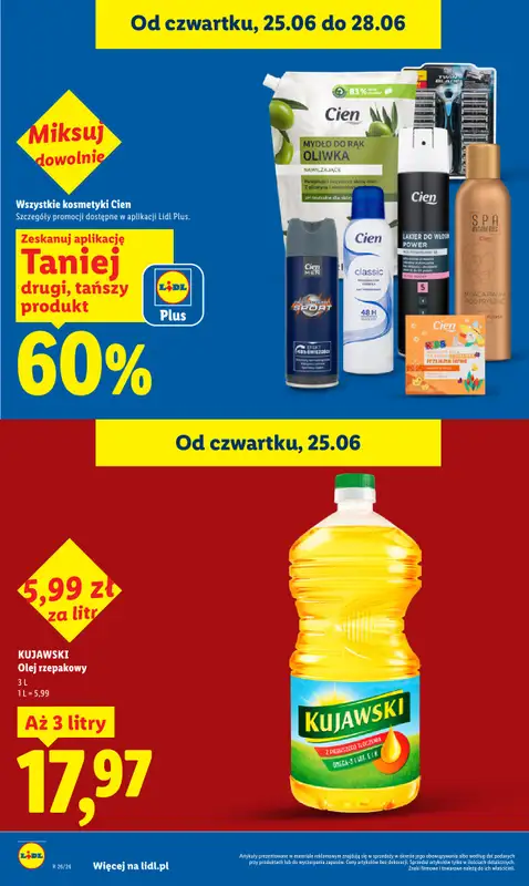 Lidl - gazetka promocyjna Oferta od czwartku od czwartku 25.06 do niedzieli 28.06 - strona 18