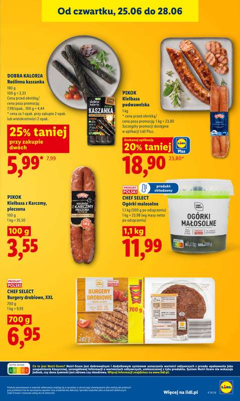 Lidl - gazetka promocyjna Oferta od czwartku od czwartku 25.06 do niedzieli 28.06 - strona 45