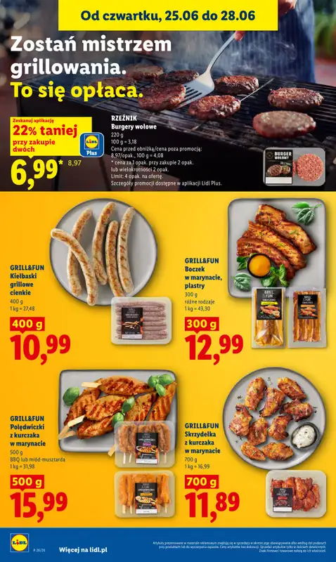 Lidl - gazetka promocyjna Oferta od czwartku od czwartku 25.06 do niedzieli 28.06 - strona 44