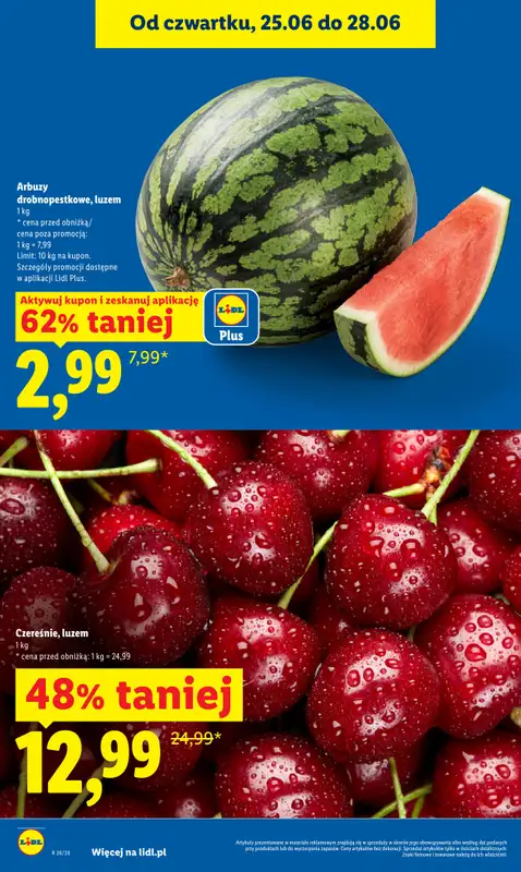 Lidl - gazetka promocyjna Oferta od czwartku od czwartku 25.06 do niedzieli 28.06 - strona 12