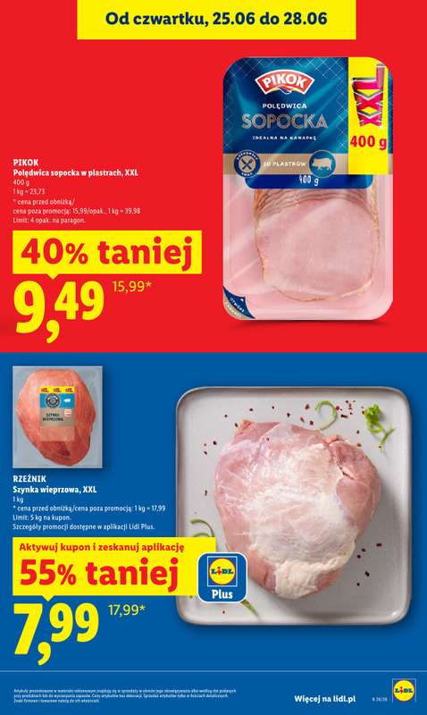 Lidl - gazetka promocyjna Oferta od czwartku od czwartku 25.06 do niedzieli 28.06 - strona 9