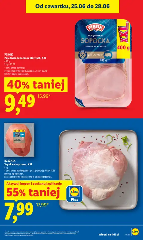 Lidl - gazetka promocyjna Oferta od czwartku od czwartku 25.06 do niedzieli 28.06 - strona 9