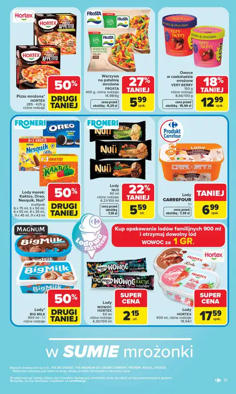 Carrefour - gazetka promocyjna Gazetka Carrefour od poniedziałku od poniedziałku 29.06 do soboty 04.07 - strona 33